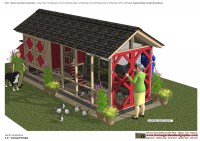M102 - Chicken Coop Plans Construction - Chicken Coop Design - How To Build A Chicken Coop - 0217_03